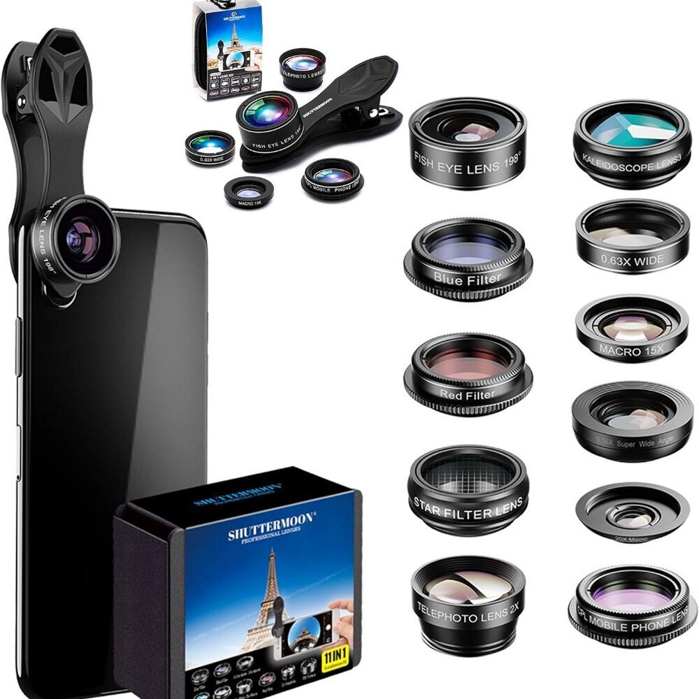 Camera Lens Kit Smartphones/Pixel/Samsung/Android Phones Camera. 2xTele Lens Zoo